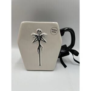 Rae Dunn Nightmare Before Christmas Jack Skellinton Coffin Mug NEW With Tags